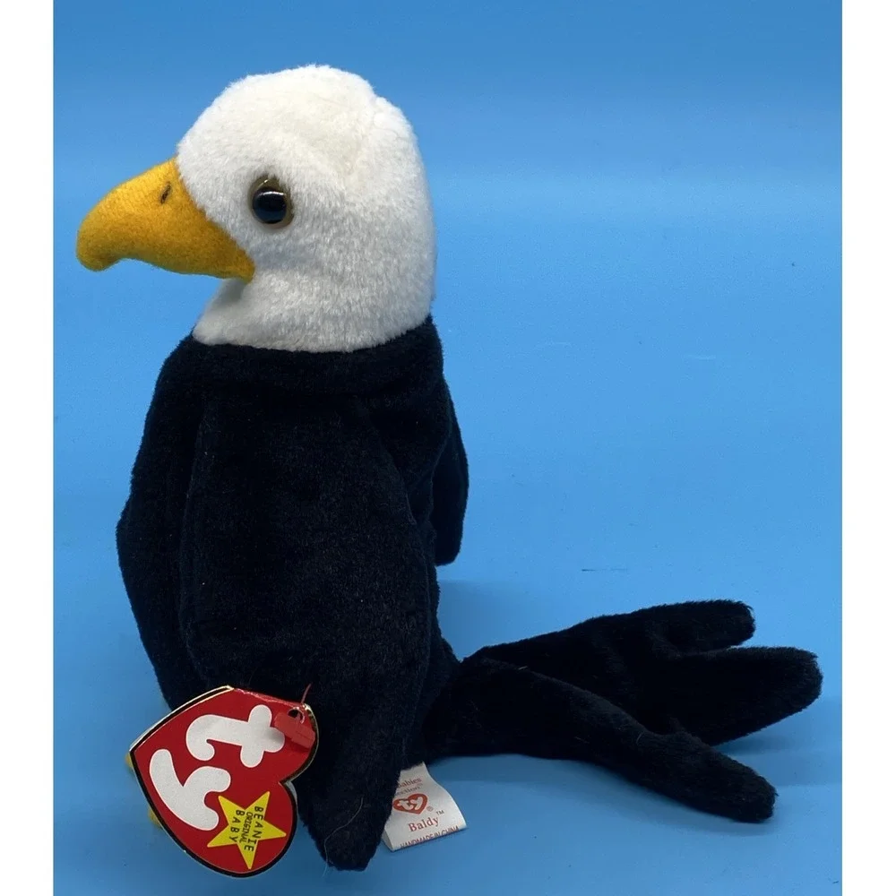 1996‎ 4th Gen Beanie Babies - Baldy Eagle - With Tag!